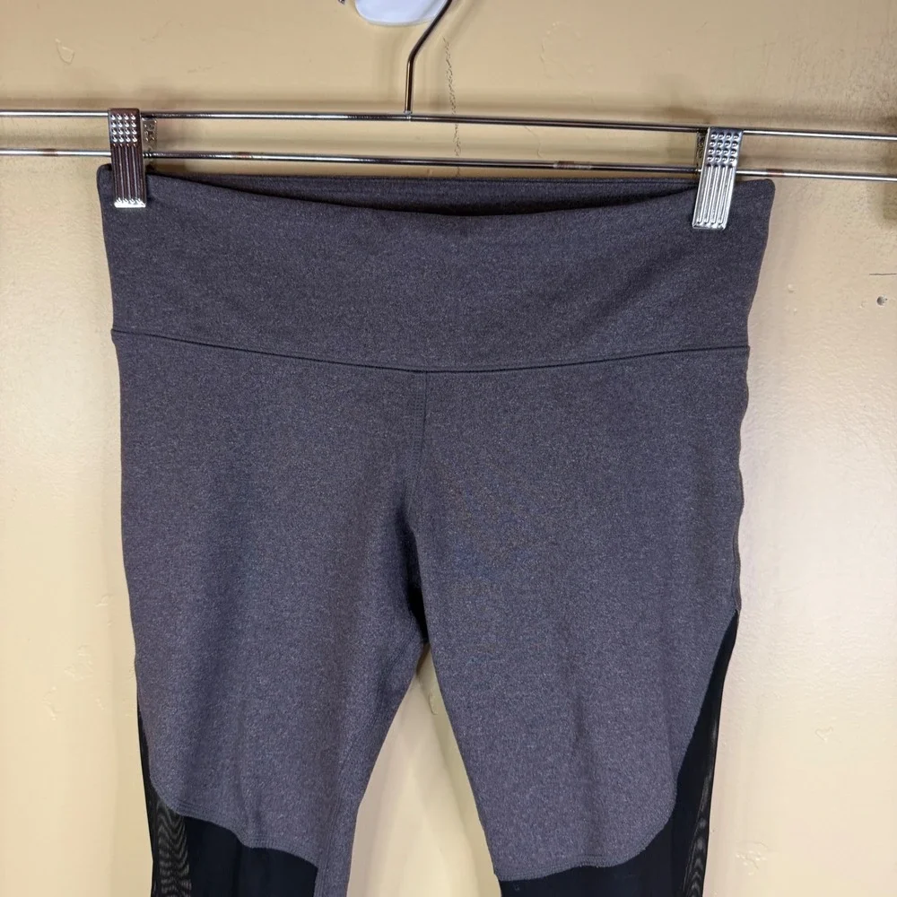 Alo Yoga Womens‎ Coast Legging High-Waist Stirrup Mesh Heather Gray Size SM